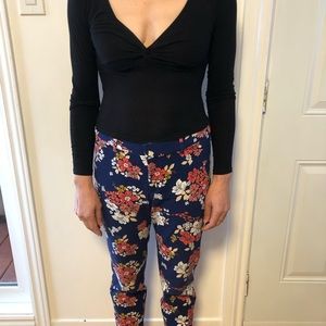 Floral pants by Old Navy; hardly worn